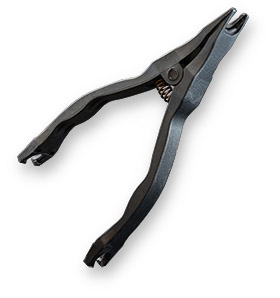 Clamp for pressure connectors