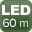White LED illuminator 60 m.