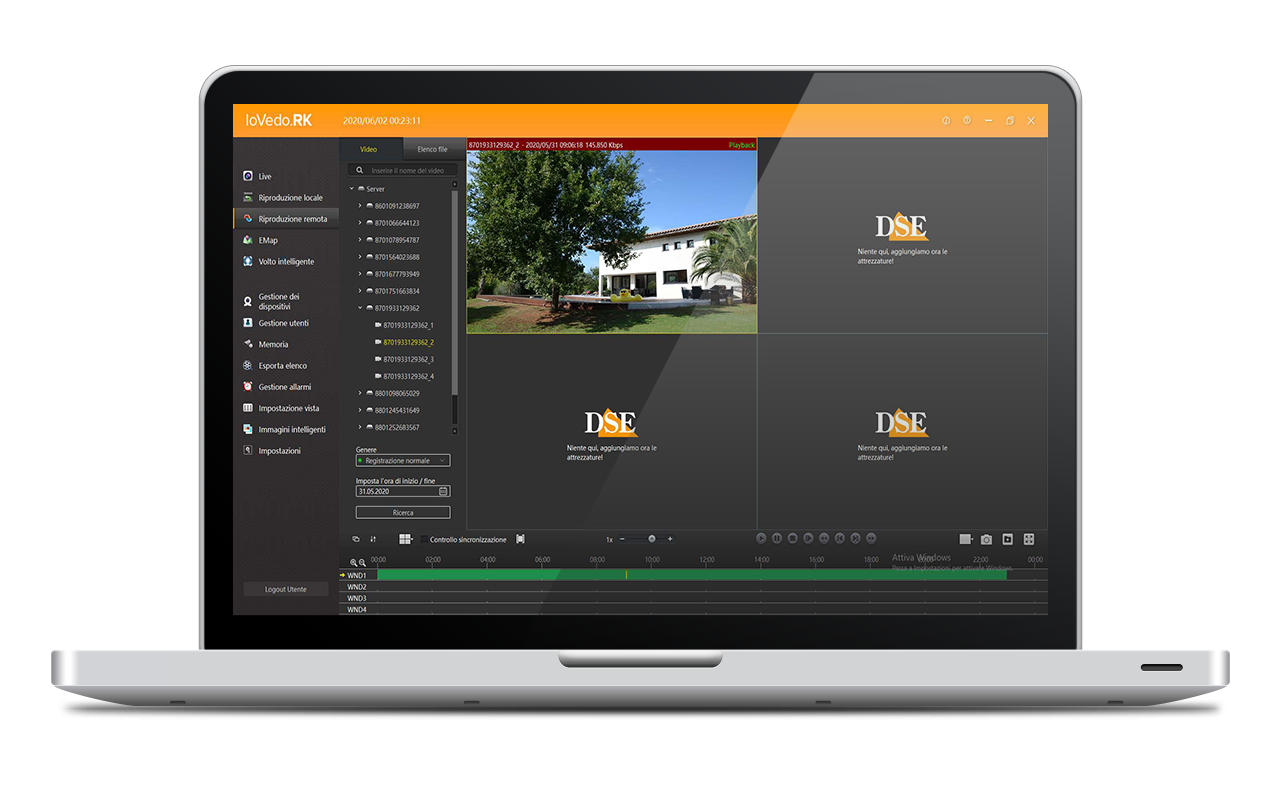 IP camera control with free onvif software