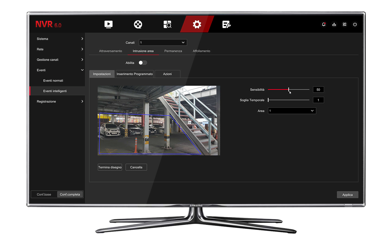 NVR control from the browser