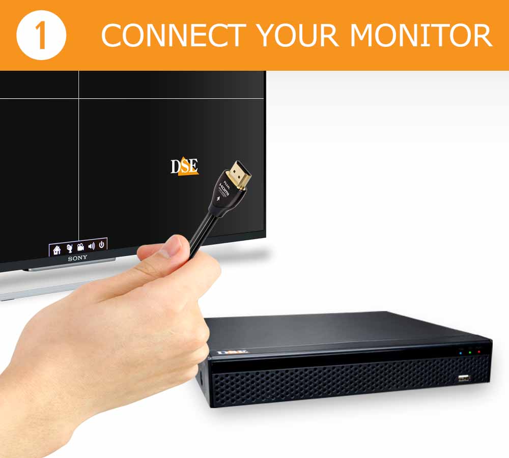 NVR control from TV